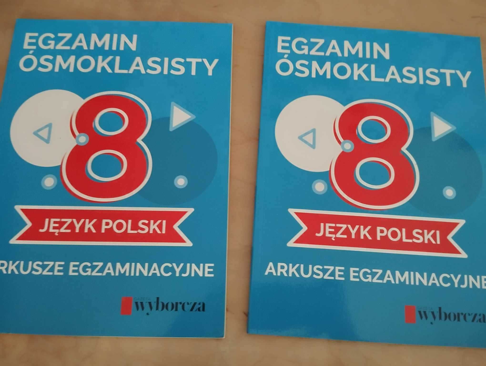 ZESTAW arkuszy przygotowujących do egzaminu ósmoklasisty