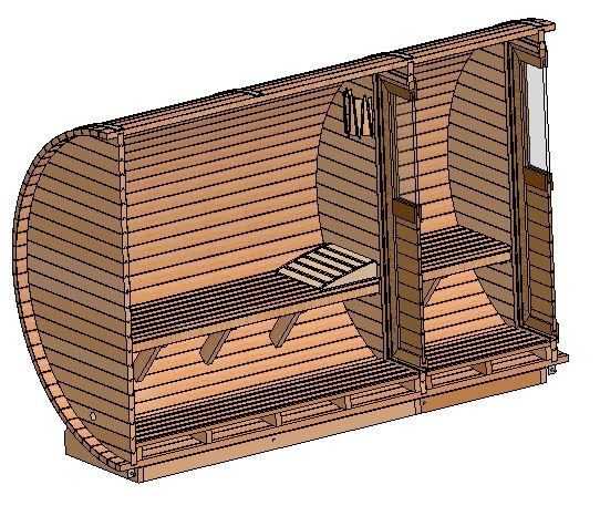 Spa Sauna ogrodowa z przebieralnią plany  promocja majowkowa