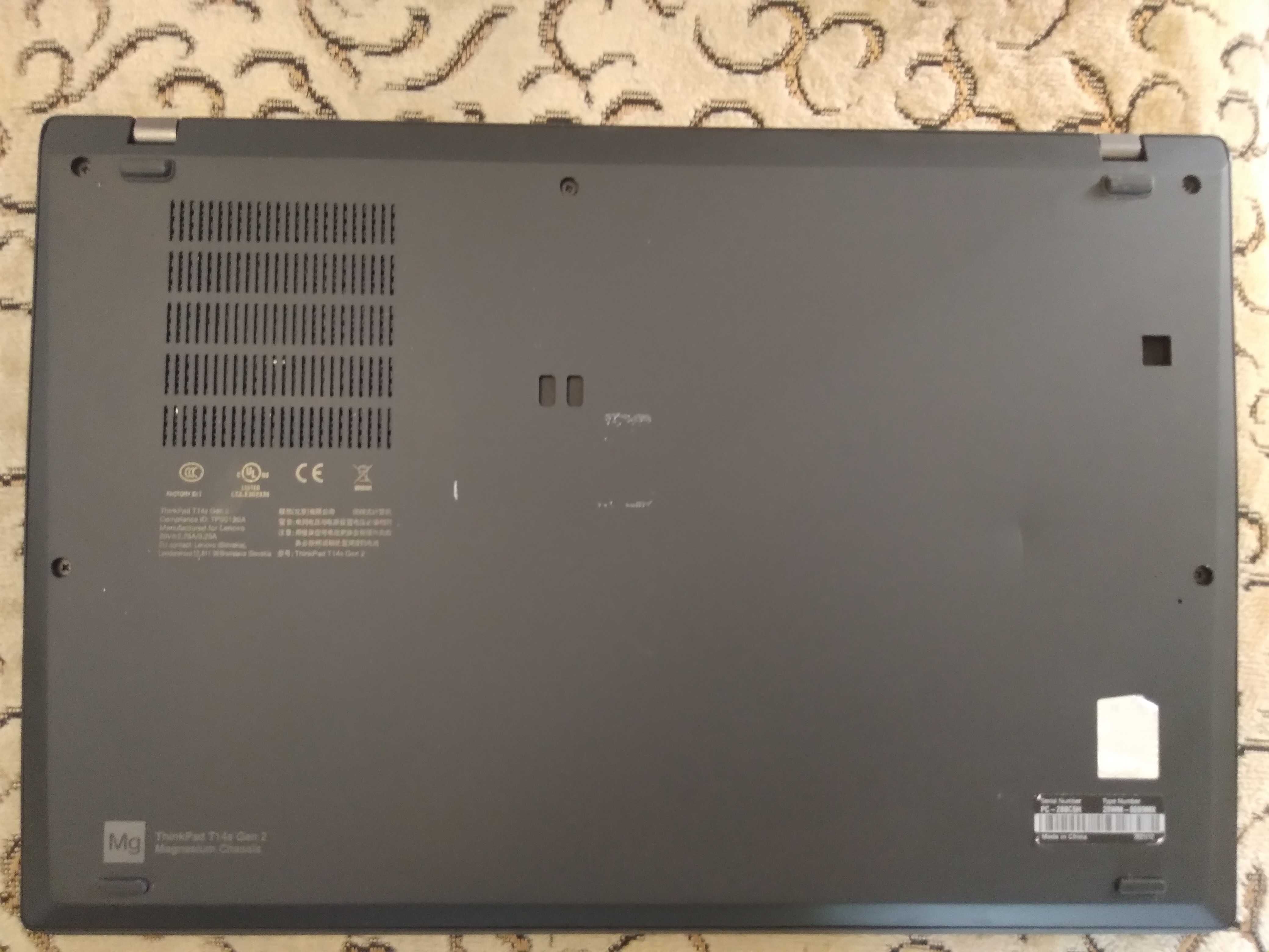 Laptop Lenovo ThinkPad T14s Gen 2_SSD 512 GB_Ram 16 GB_Bat. 9 godz.