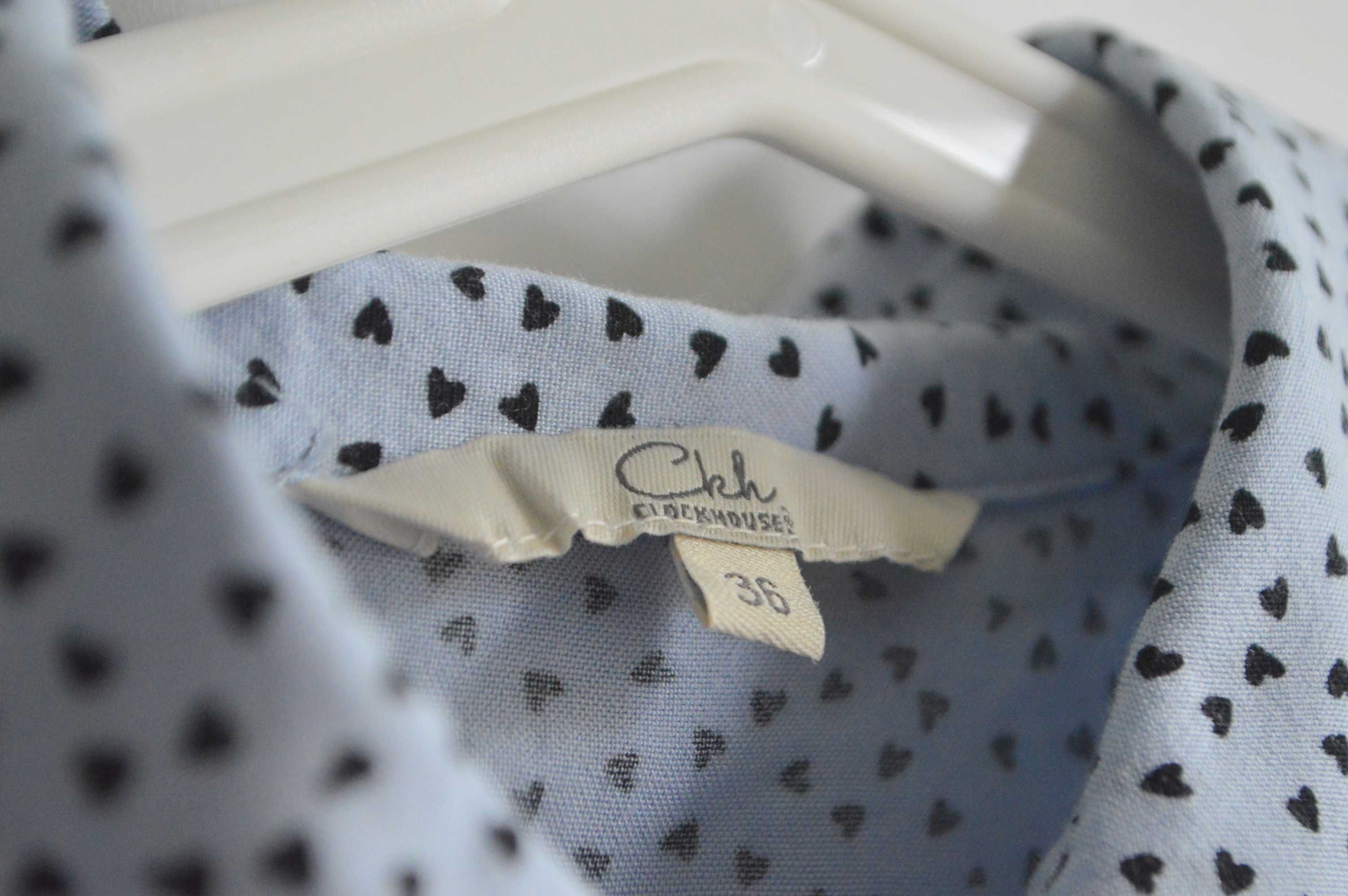 C&A nowa bez metki papierowej urocza bluzka vintage w serduszka