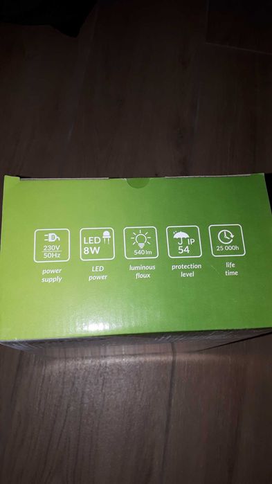 2 sztuki Lampa ogrodowa IP54 ORNO  ELIPTIC LED OR-OP-6025L