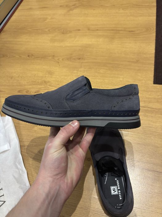 Слипоны замшевые Vito Rossi 40