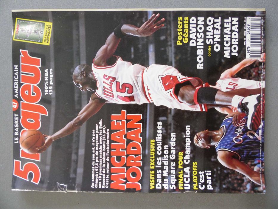 Revistas Basketball NBA 5 Majeur anos 90