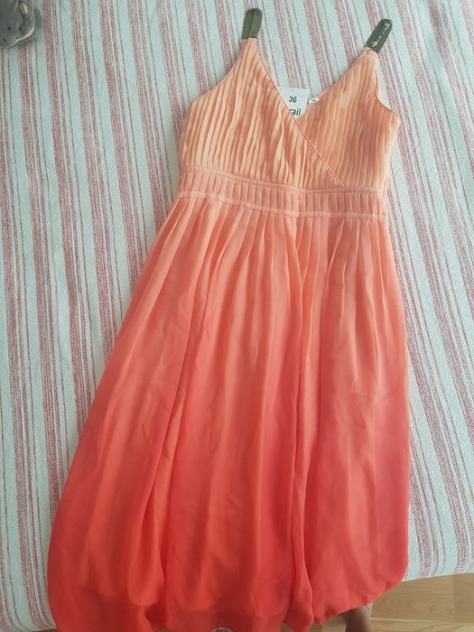 Vestido verão, Novo com etiqueta Cerimônia, 36, cor Coral