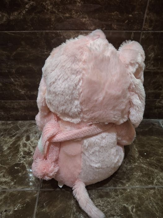 Розовий слоник мяка іграшка