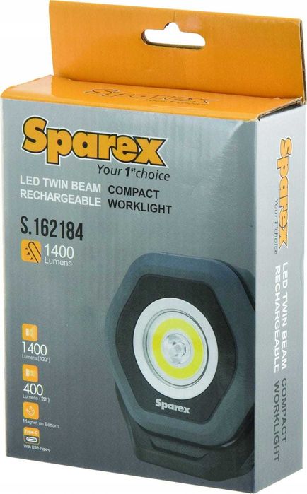 Lampa LED z akumulatorem  1400 Lumen 162184 S.162184 Sparex