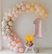 Koło stelaż dekoracyjny na balony wesele komunia roczek osiemnastka
