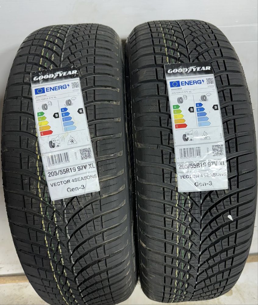 2x 205/55r19 GoodYear Vector 4Seasons Gen-3 97V XL 2024