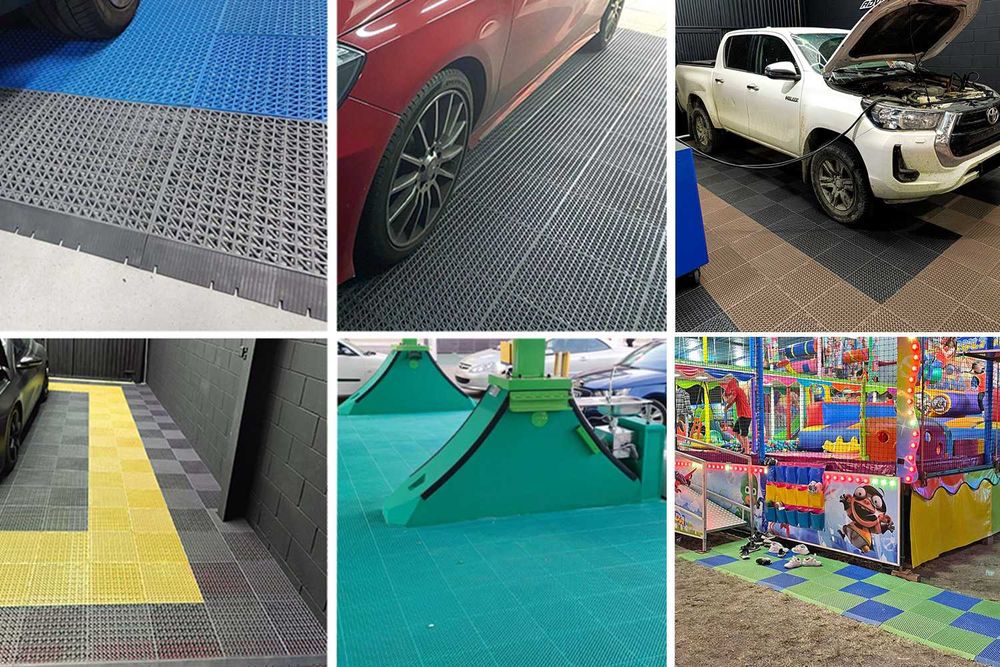 Piso Modular click 33x33x2cm Jardim/lavagem/garagem/piscina