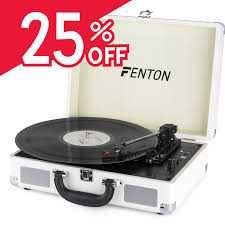 Програвач вінілу / на пластинки - платівки Fenton RP115D з Bluetooth