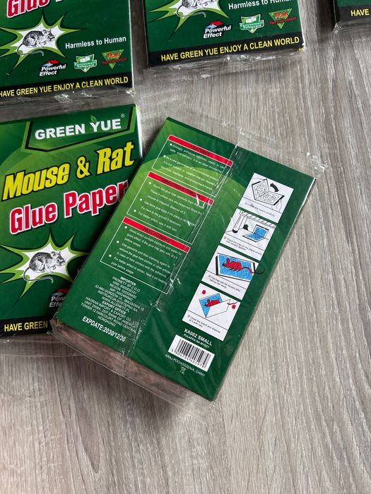 Pułapka lep na myszy szczury mała 24x17 cm 10 sztuk