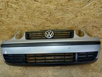 VW Volkswagen Polo 4 okular zderzak przód przedni grill srebrny