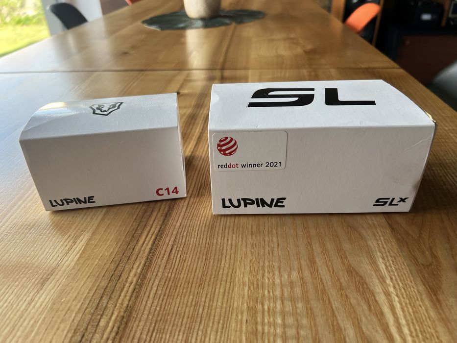 Lampka przednia e bike Lupine slx  2800 lum i tył Lupine c14 komplet