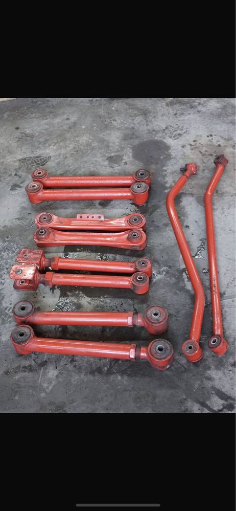 Wrangler  Tj Lj kompet wachaczy regulowanych + panchrdy tyl przod