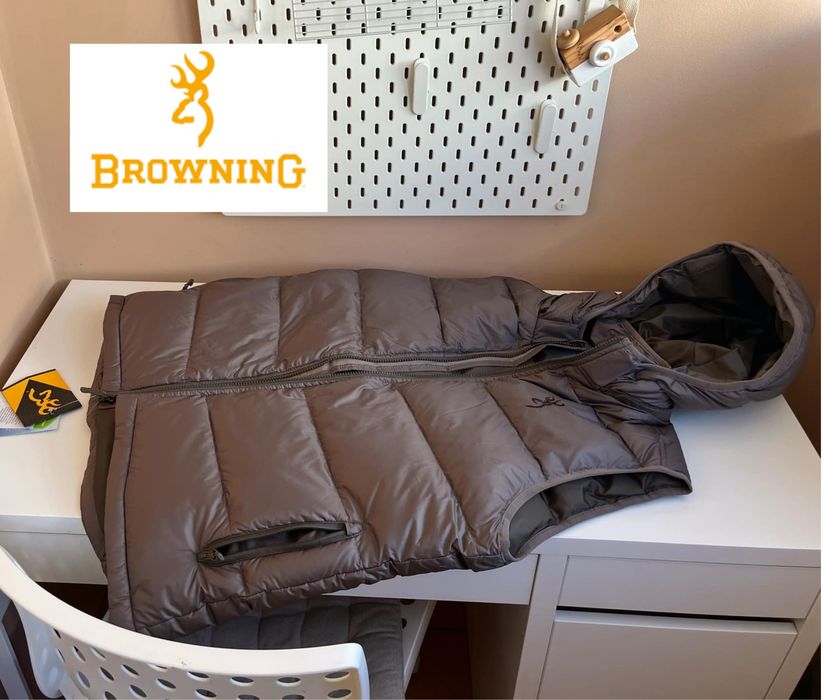 Пуховий жилет Browning Arctic Down Vest Chocolate Безрукавка