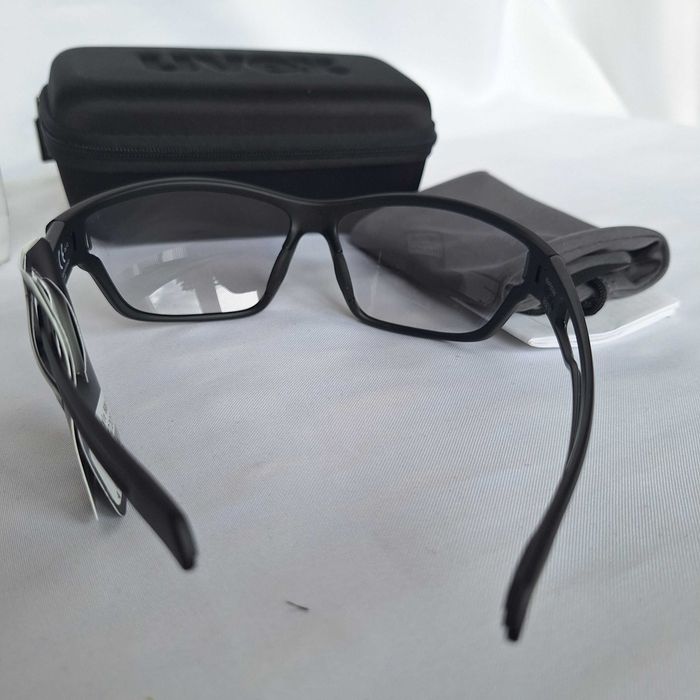 Okulary Sportowe Uvex Sportstyle 806 V Variomatic Black Mat S1-3