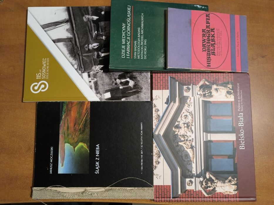 5 książek Górny Śląsk Bielsko-Biała Piękno w architekturze Sosnowiec