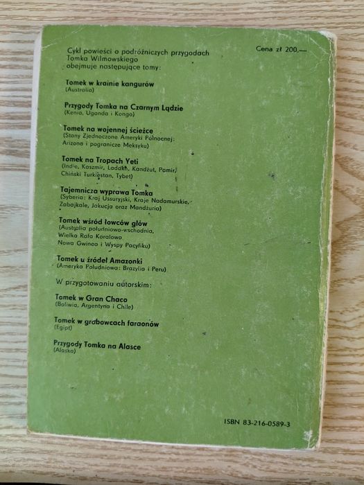 "Tomek wśród łowców głów" Alfred Szklarski