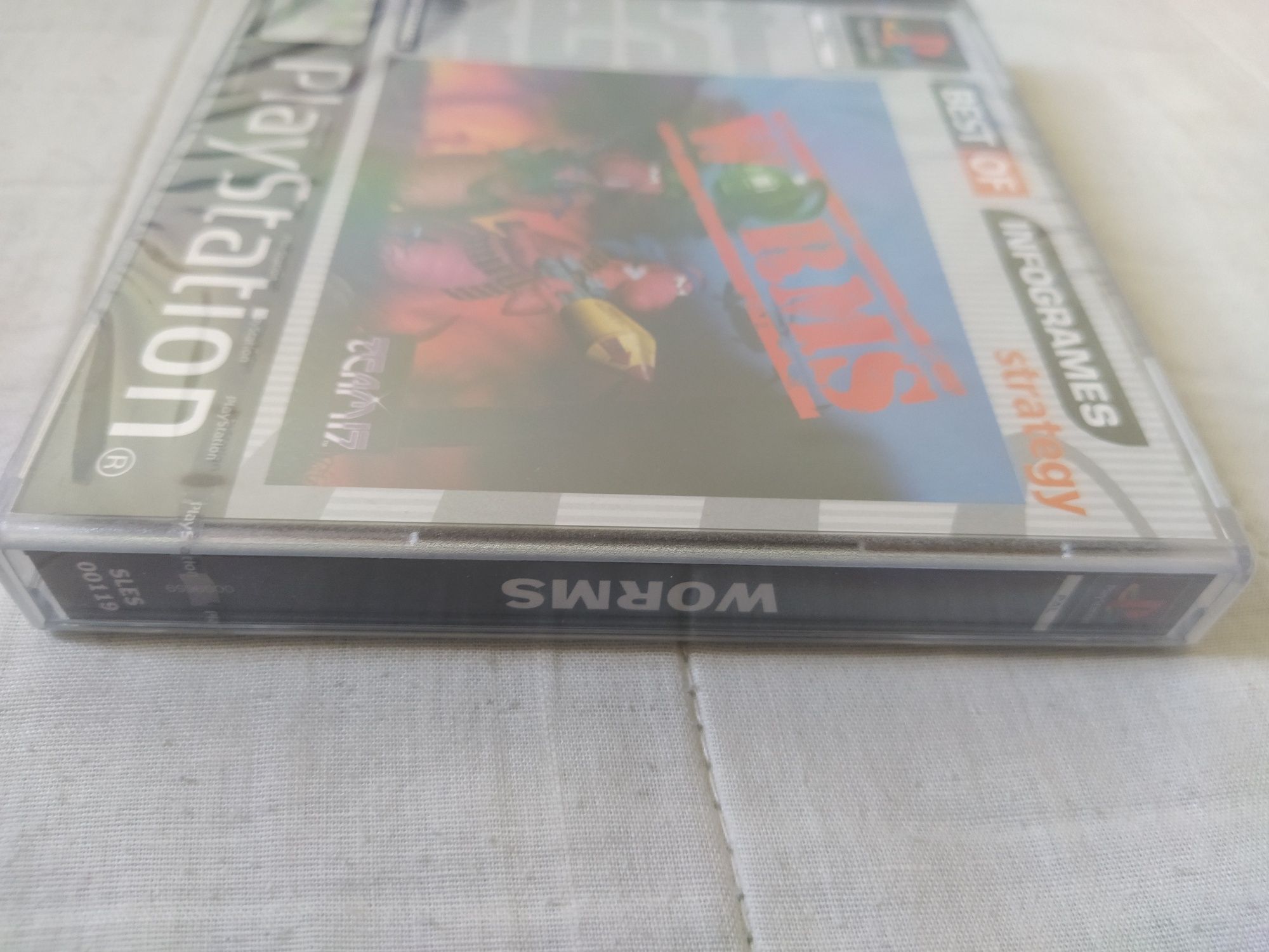 Ps1 psx one PlayStation Worms 3xA FOLIA nowa pasek sony