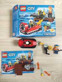 LEGO 60106 city strażacy - komplet z instrukcją i pudełko