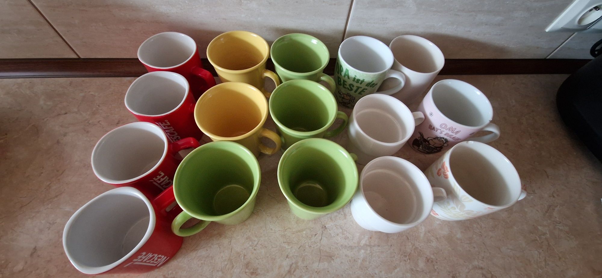 Kubki różne ceramiczne