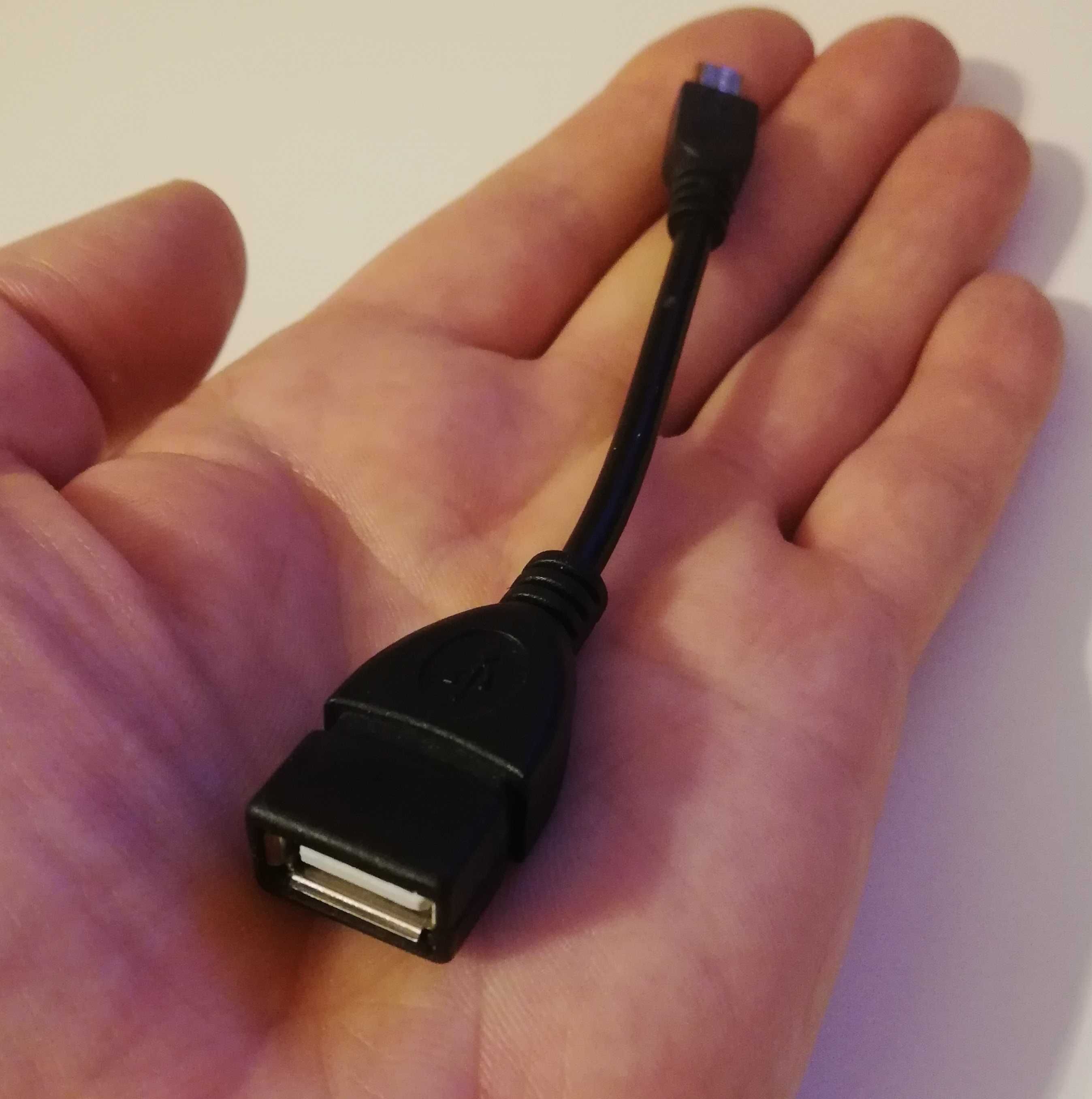 adapter przejściówka micro USB męski na USB żeński