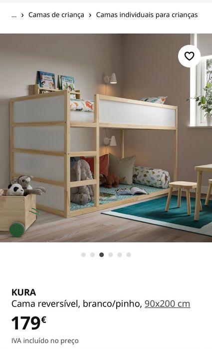 Cama reversível IKEA