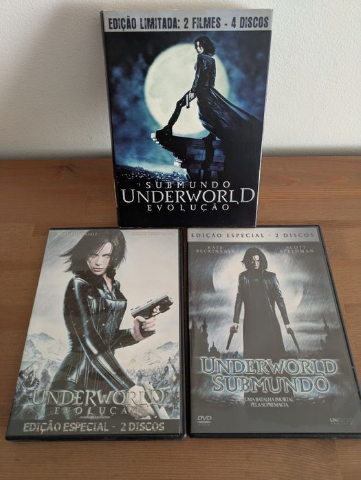 Duplo Pack DVD "Underworld" Submundo + Evolução - Edição Especial
