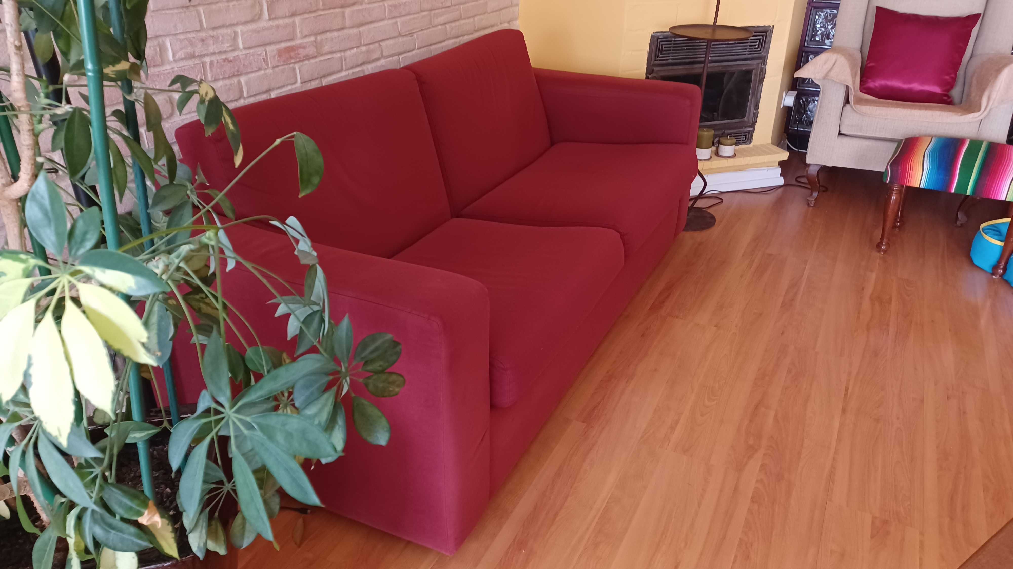 Sofá "Dimensão" de 3 lugares, usado, material alcantara anti-nódoas