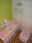 Conjunto Hello Kitty Resguardo Proteção de berço