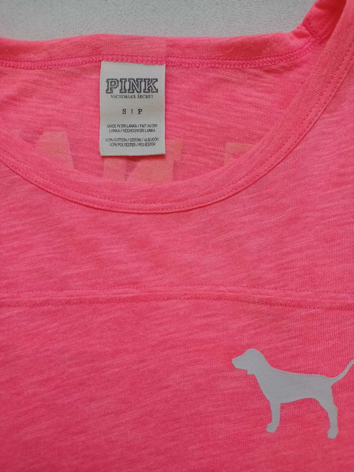 Victoria's Secret PINK t-shirt bluzka damska S/P