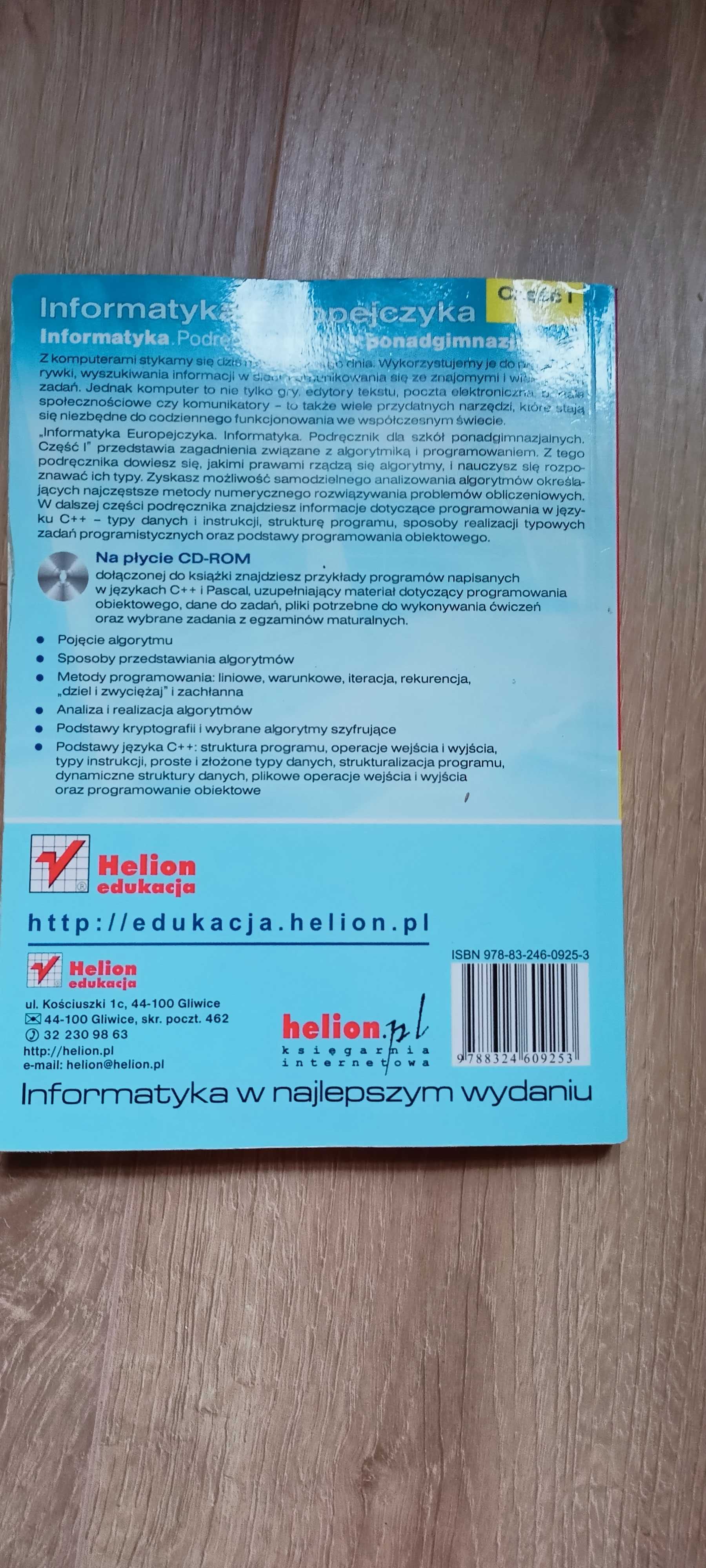 Informatyka Europejczyka cz. 1 HELION