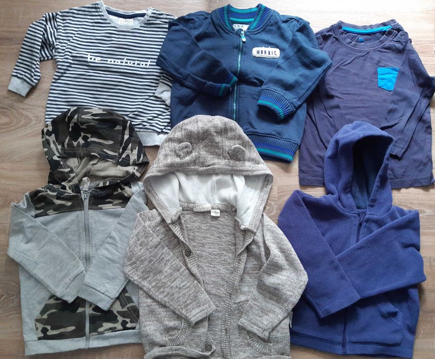 Ubranka dla chłopca 92 bluzy koszule