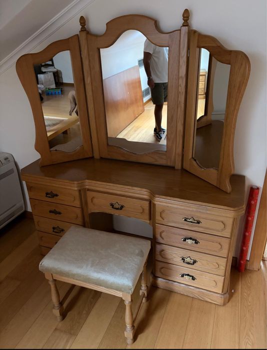 Mobilia para quarto madeira maciça