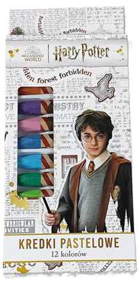 Kredki pastelowe 12 szt. Harry Potter Jumbo