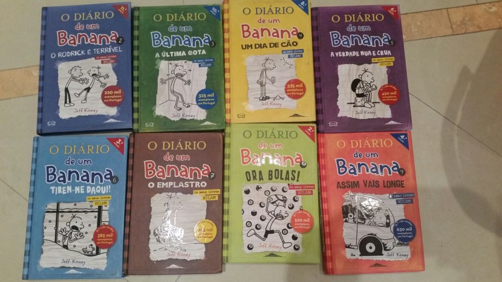 Diário de um banana e O Capitão Cuecas de Dav Pilkey