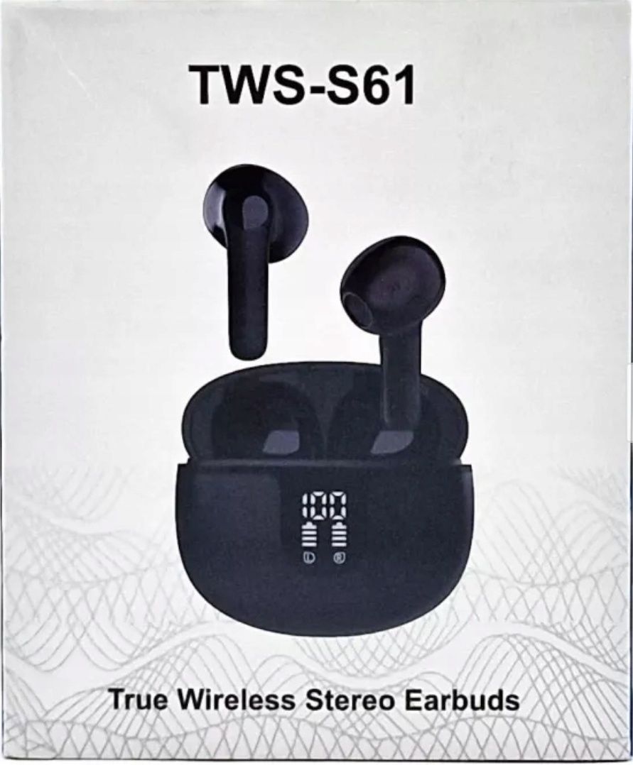 Słuchawki bezpewodowe TWS-S61 kolor biały