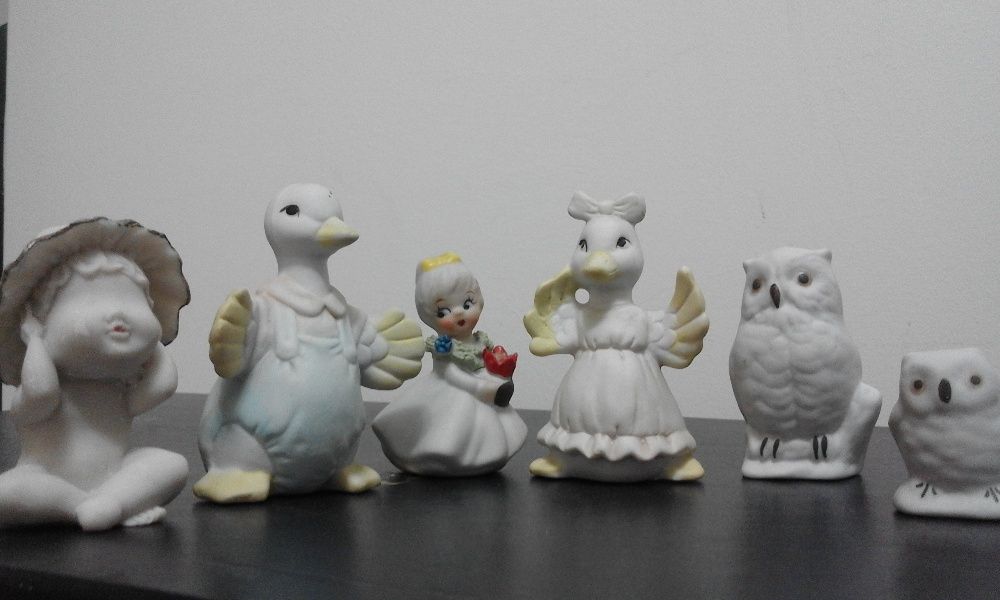 Variedade de miniaturas em porcelana - 10 peças