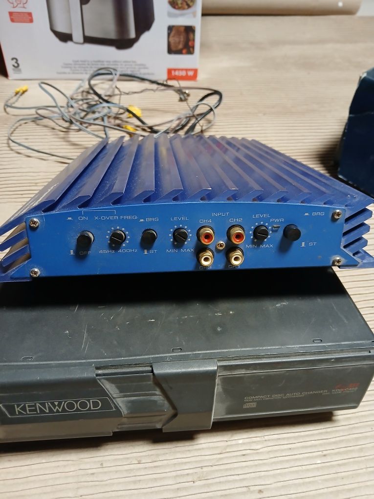 Radio cd kenwood mais amplificador fenner