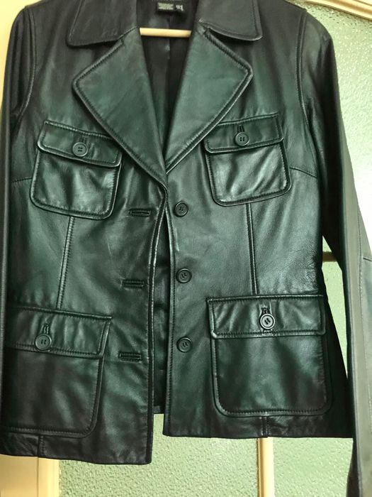 Кожаный пиджак..