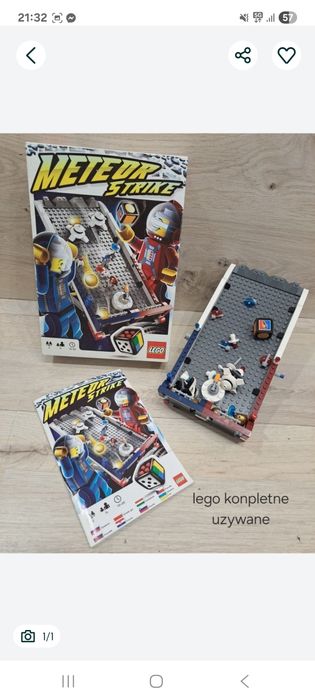 Klocki lego gra zestaw gra meteor strike