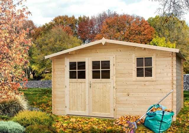 Domek drewniany ogrodowy Zawilec 416x366 rekreacyjny -50%mont.Dost.0zł