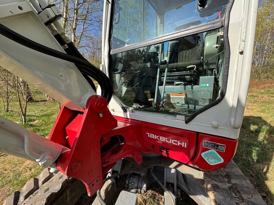 Koparka Takeuchi TB257FR V3 Powertilt z HS03, serwis ASO! BDB stan!