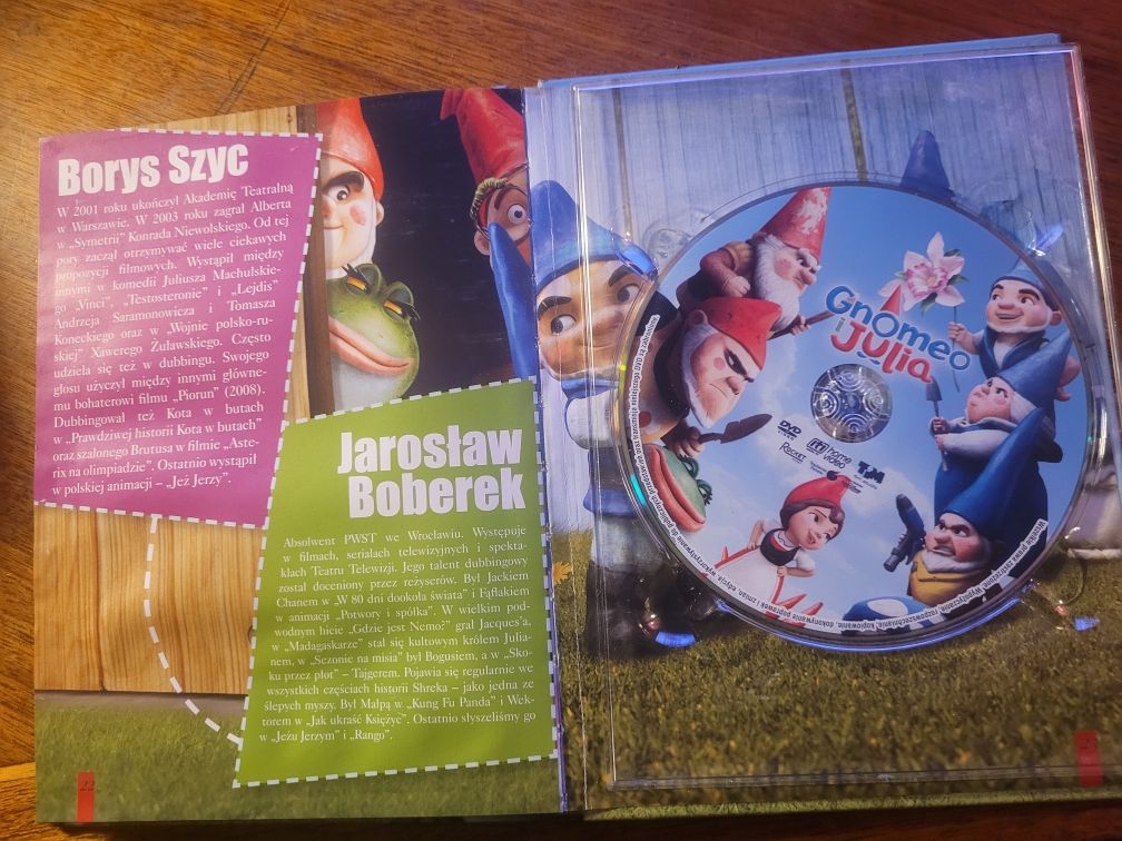 DVD Gnomeo i Julia 2011 Dubbing PL / booklet