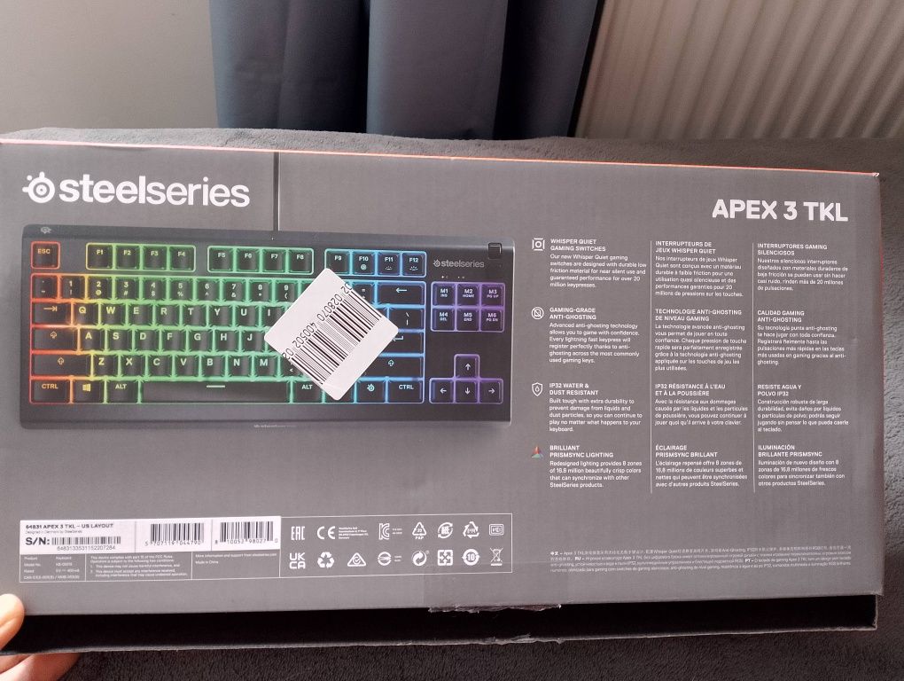 Klawiatura  steelseries Apex 3 TKL