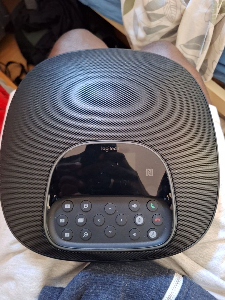 Logitech V-U0036. Base de alto-falante duplex para videoconferência em