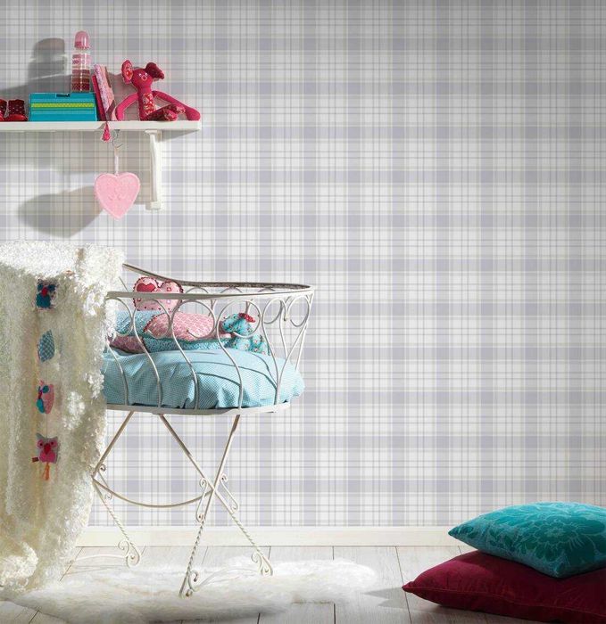 Papel de Parede Xadrez em Bege da AS Creation Ref 38122-1 - NOVO