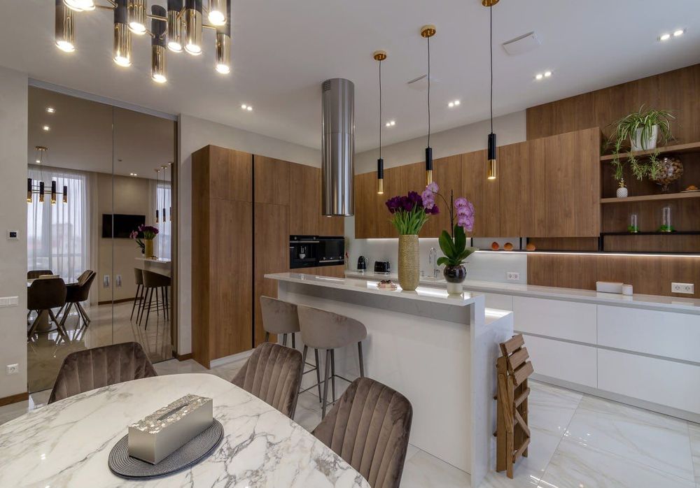 ЦІНИ ВИРОБНИКА • Столешница каменная Стол на кухню Мрамор Кварц Акрил