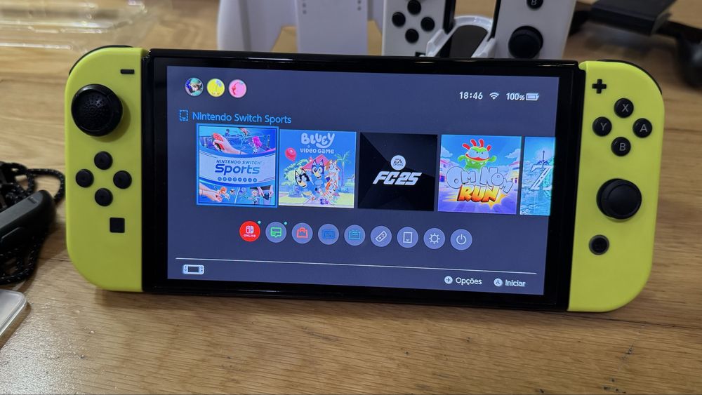 Kit Nintendo Switch Oled muitos acessórios