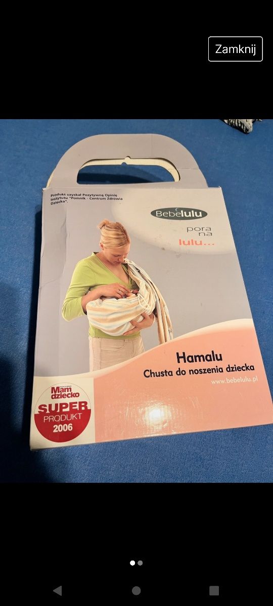 Chusta nosidło Bebelulu